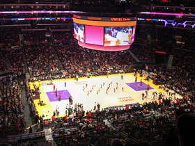 Dallas Mavericks at Los Angeles Lakers at Staples Center in Los Angeles, CA
